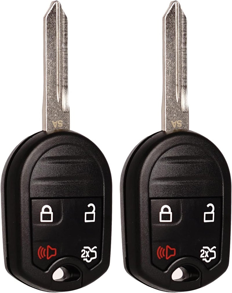 MechanMagic Key Fob Replacement Fits for CWTWB1U793 Ford Explorer 2001-2015 Mustang 2005-2014 Expedition 2003-2017 Edge Focus Lincoln Mercury Sable 2000-2009 Mazda Keyless Entry Remote 2 Sets - Image 1
